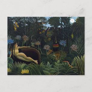 Cartão Postal Henri Rousseau - o sonho