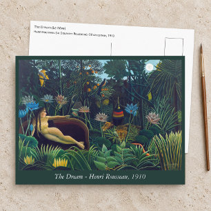 Cartão Postal Henri Rousseau - O Sonho / Le Reve