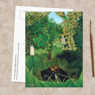 Cartão Postal Henri Rousseau - Os Alegres Malabaristas