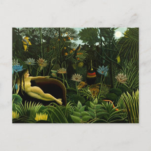 Cartão Postal Henri Rousseau Painting