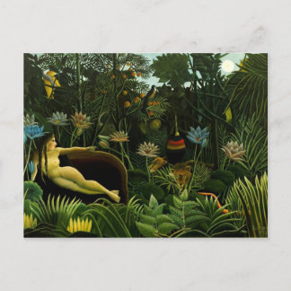 Cartão Postal Henri Rousseau Painting