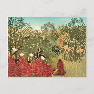 Cartão Postal Henri Rousseau Painting