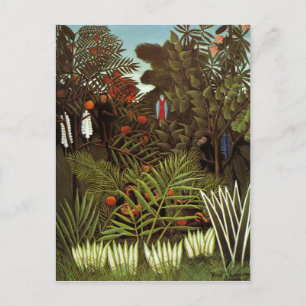 Cartão Postal Henri Rousseau - Paisagem Exótica