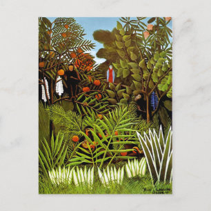 Cartão Postal Henri Rousseau - Paisagem Exótica Arte da Selva