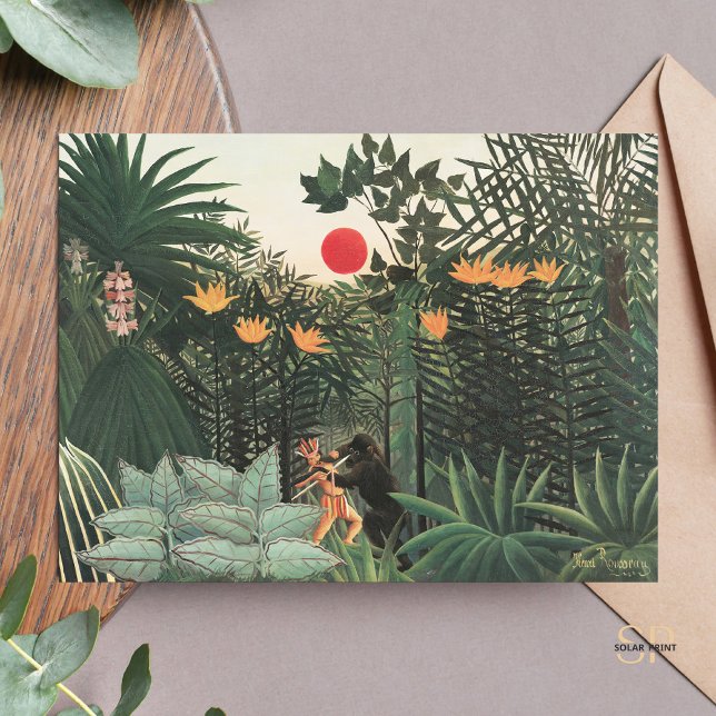 Cartão Postal Henri Rousseau Paisagem Tropical (Criador carregado)