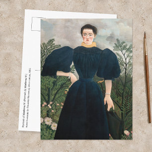 Cartão Postal Henri Rousseau - Retrato de Madame M.