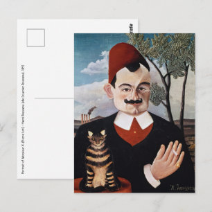 Cartão Postal Henri Rousseau - Retrato de Pierre Loti