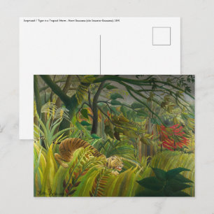 Cartão Postal Henri Rousseau - Surpreso!