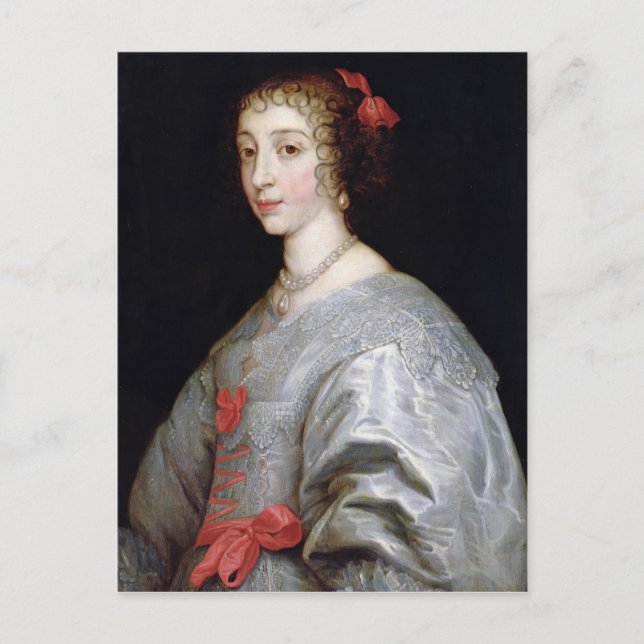 Cartão Postal Henrietta-Maria da França (Frente)
