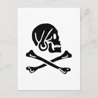 Cartão Postal Henry Cada bandeira pirata autêntica