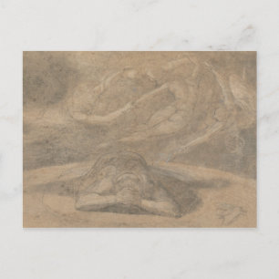 Cartão Postal Henry Fuseli - O Sonho do Camponês, Paraíso Perdid