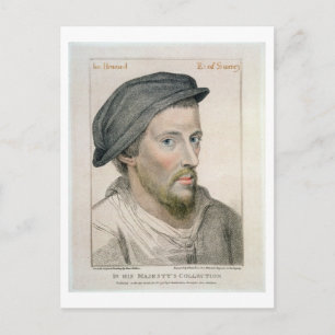 Cartão Postal Henry Howard, Conde de Surrey (c.1517-47) gravado