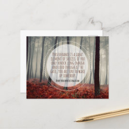 Cartão Postal Henry Longfellow Inspirational Cote Perseverança