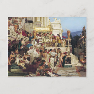 Cartão Postal Henryk Siemiradzki- Torches de Nero