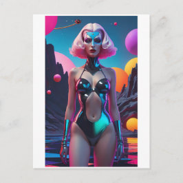 Cartão Postal Her Planet or Yours