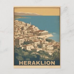 Cartão Postal Heraklion, Iraklio, vocação grécia
