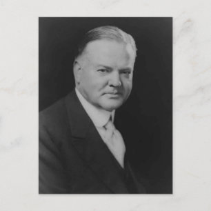 Cartão Postal Herbert Hoover 31º Presidente