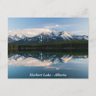 Cartão Postal Herbert Lake, Alberta, Canadá