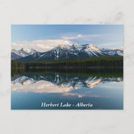 Cartão Postal Herbert Lake, Alberta, Canadá