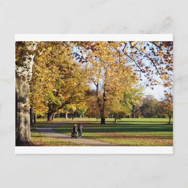 Cartão Postal Herbst Spaziergang (Frente)