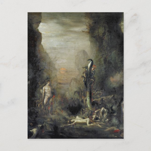 Cartão Postal Hércules e a Hidra Lernaena (Frente)