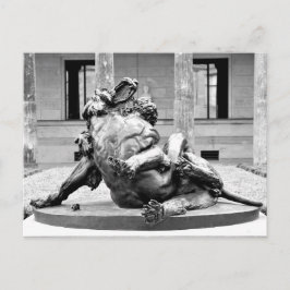 Cartão Postal Hércules e Leão Nemean