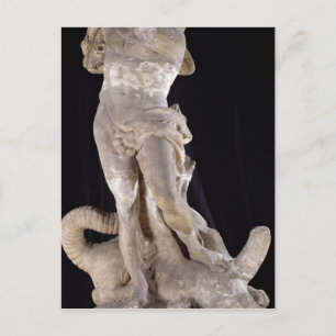 Cartão Postal Hércules Lutando contra a Hidra Lernaena