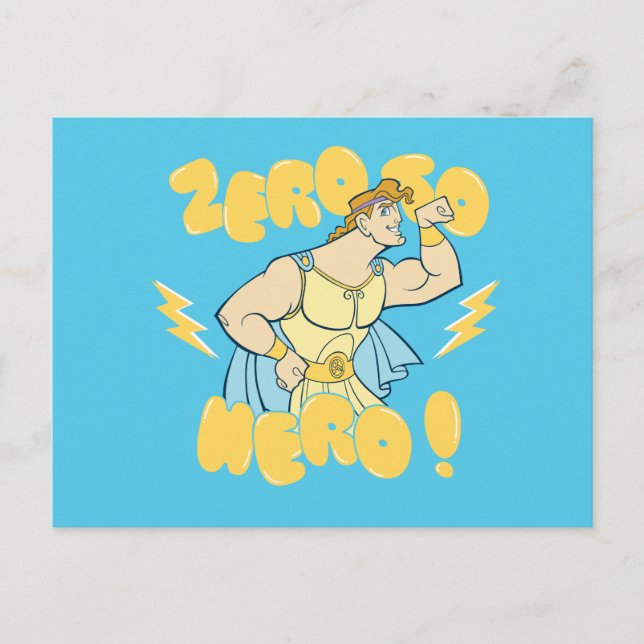 Cartão Postal Hercules - Zero to Hero Postcard (Frente)