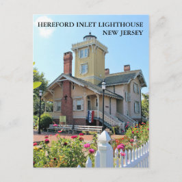 Cartão Postal Hereford Inlet Lighthouse, Cartão-postal de Nova J