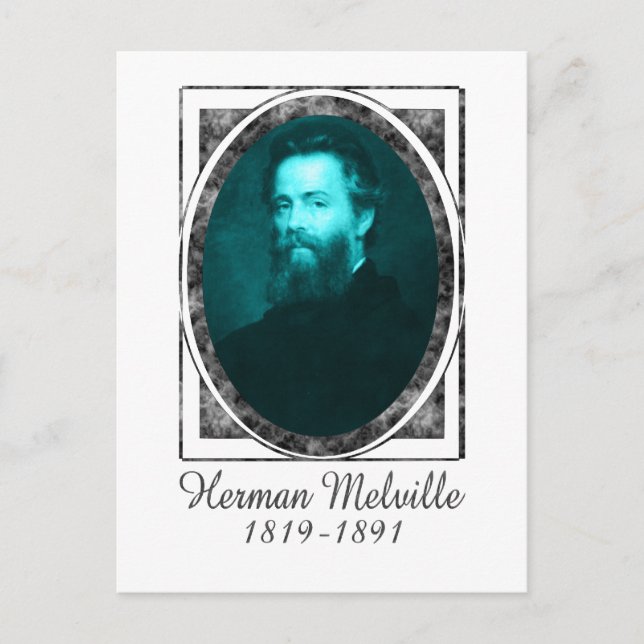Cartão Postal Herman Melville (Frente)