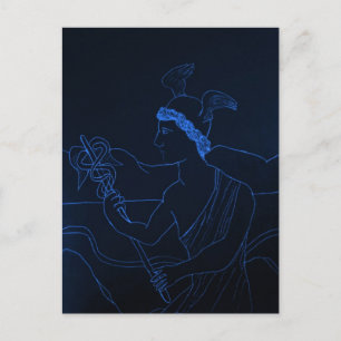 Cartão Postal Hermes - The Messenger God