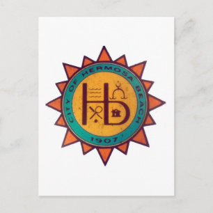 Cartão Postal Hermosa Beach Seal