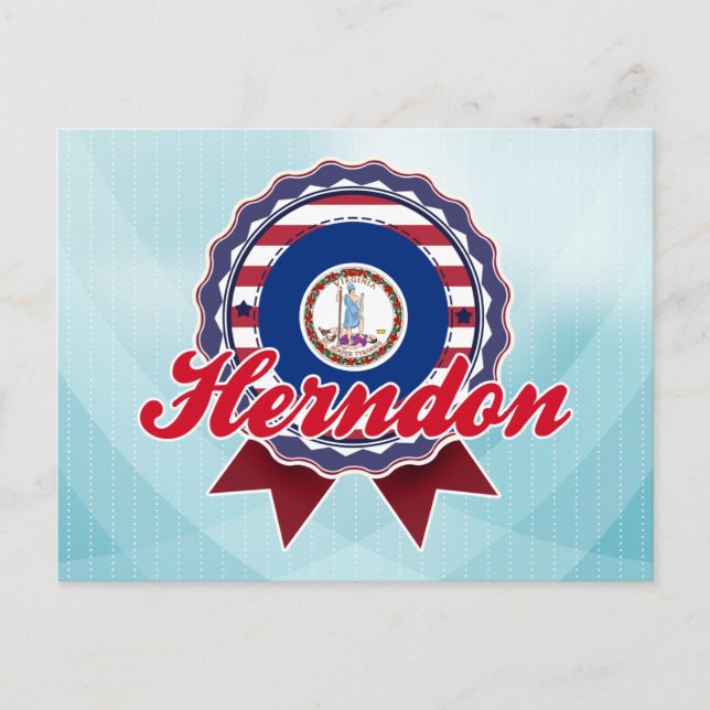 Cartão Postal Herndon, VA (Frente)