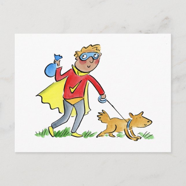 Cartão Postal Herói do cachorro (Frente)