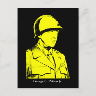 Cartão Postal Herói Militar - General Patton