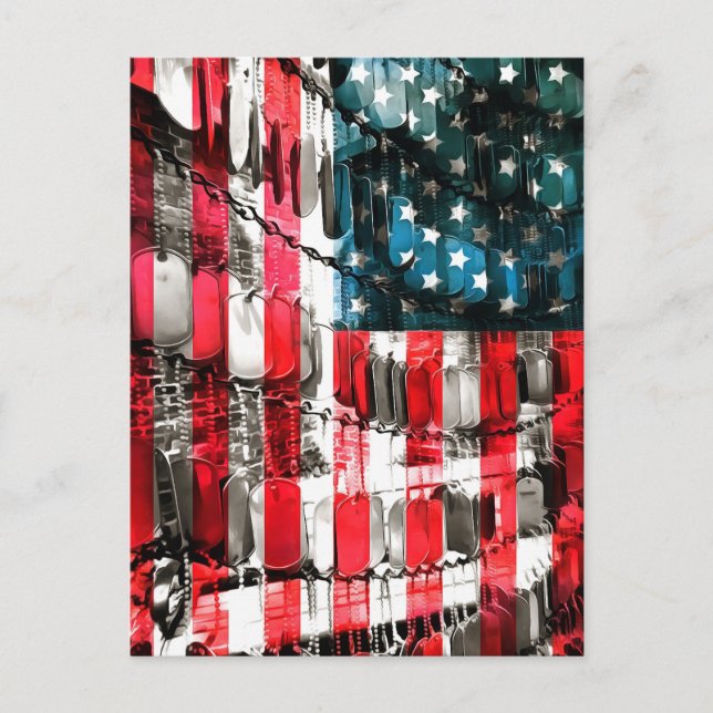 Cartão Postal Heróis Americanos (Frente)