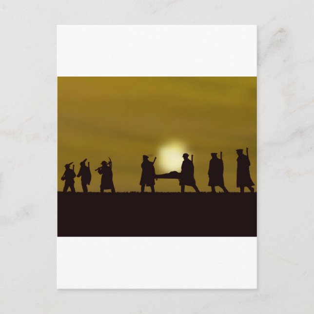 Cartão Postal Heróis britânicos WW1 (Frente)