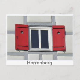 Cartão Postal Herrenberger Fensterladen