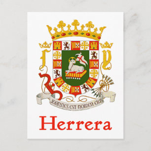 Cartão Postal Herrera Shield de Porto Rico