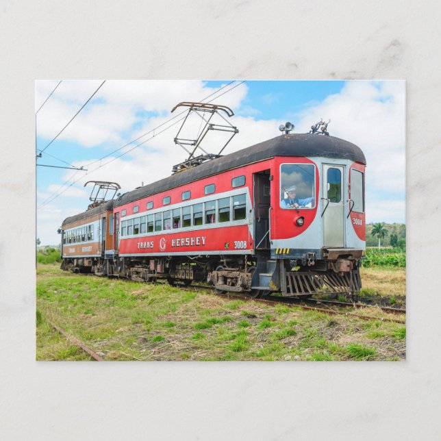 Cartão Postal Hershey Train, Cuba (Frente)