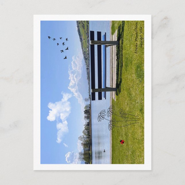 Cartão Postal Herzensgrüsse aus der Natur – Hochwertige  (Frente)