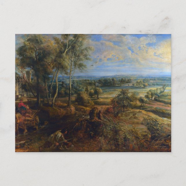 Cartão Postal Het Steen Early Morning, Peter Paul Rubens Fine Ar (Frente)