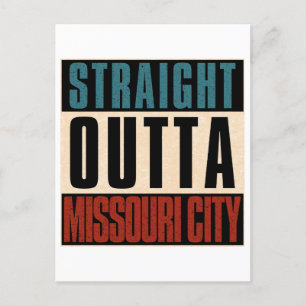 Cartão Postal Hetero fora da cidade de Missouri Texas TX
