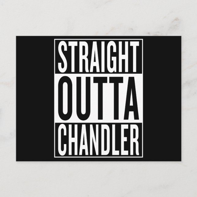 Cartão Postal hetero fora de Chandler (Frente)