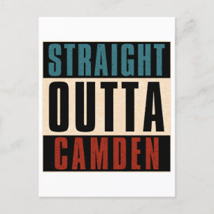 Cartão Postal Hetero Outta Camden New Jersey NJ