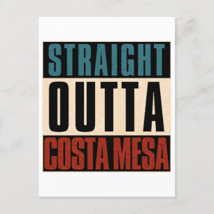 Cartão Postal Hetero Outta Costa Mesa Califórnia CA