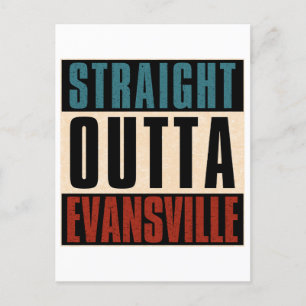 Cartão Postal Hetero Outta Evansville Indiana EM