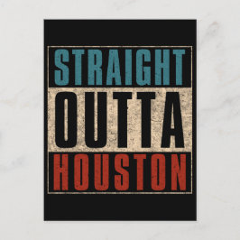 Cartão Postal Hetero Outta Houston Texas TX EUA