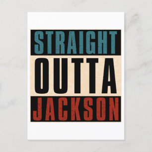 Cartão Postal Hetero Outta Jackson Mississippi MS