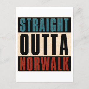 Cartão Postal Hetero Outta Norwalk California CA